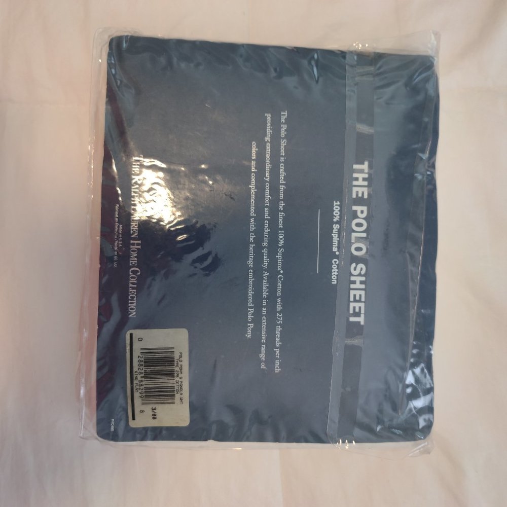 NEW Polo Sheet - King, Flat - White